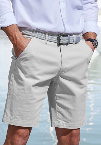 JOHN DEVIN Regular Chino Pants in Grey