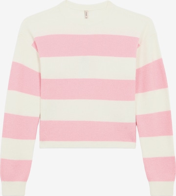 balta ONLY GIRLS Megztinis 'KOGFRANCA': priekis