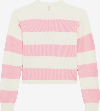 ONLY GIRLS Pulover 'KOGFRANCA' u roza / bijela, Pregled proizvoda
