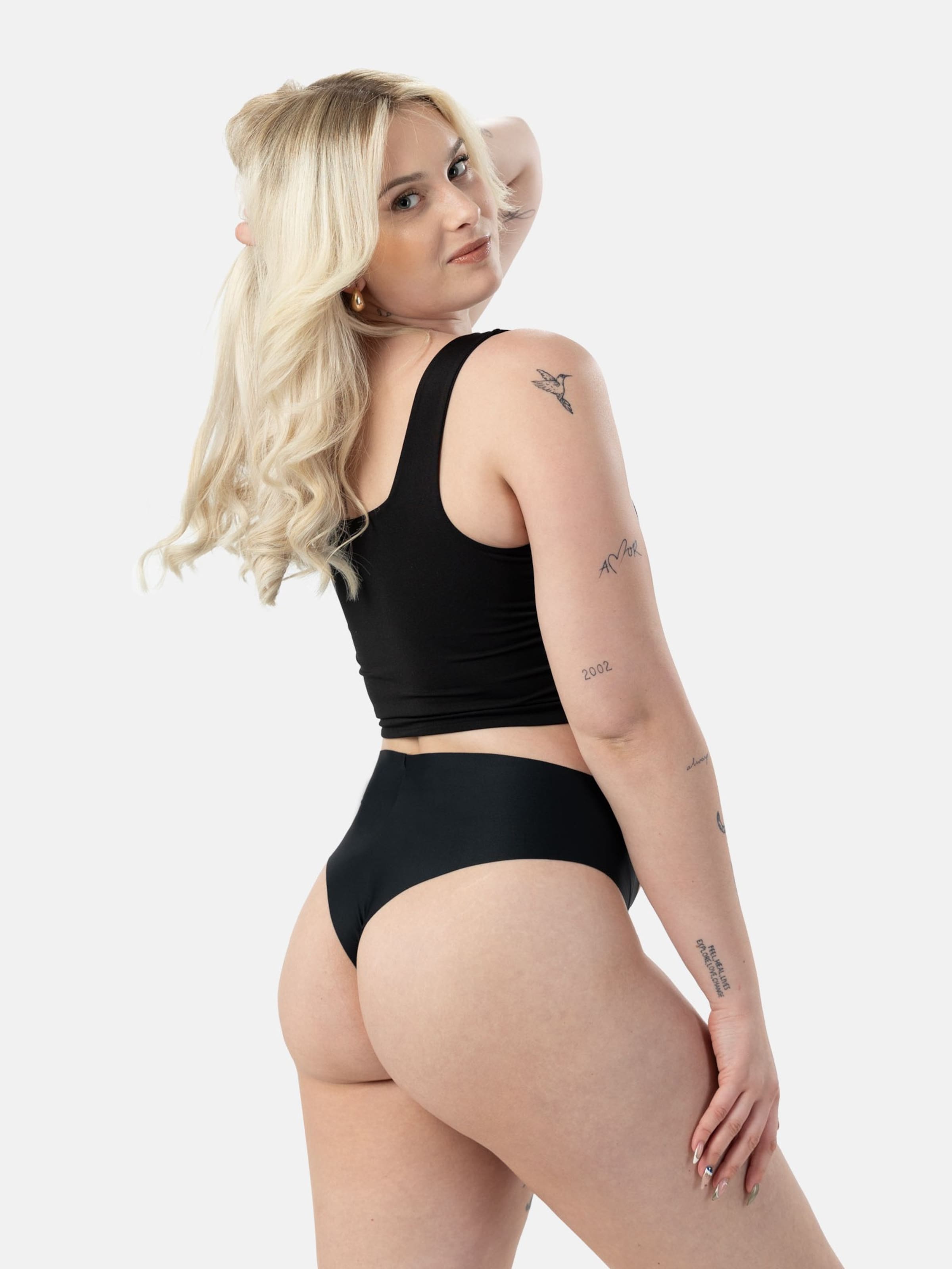 LEAFLETIC Panty 'Leafletic Women’s Low Rise Hipsters Brief' in Black