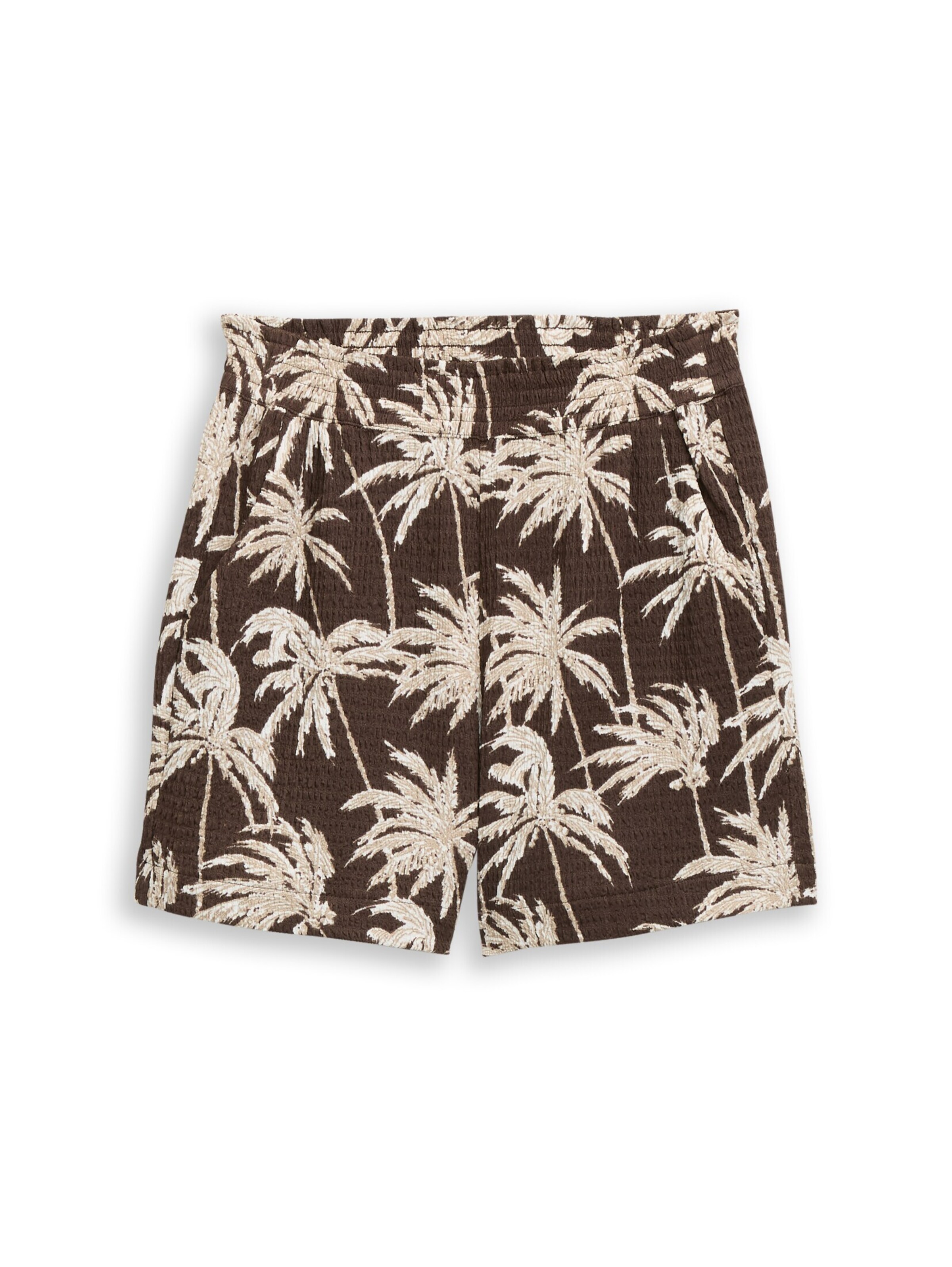 TOM TAILOR DENIM Trousers in Brown: front