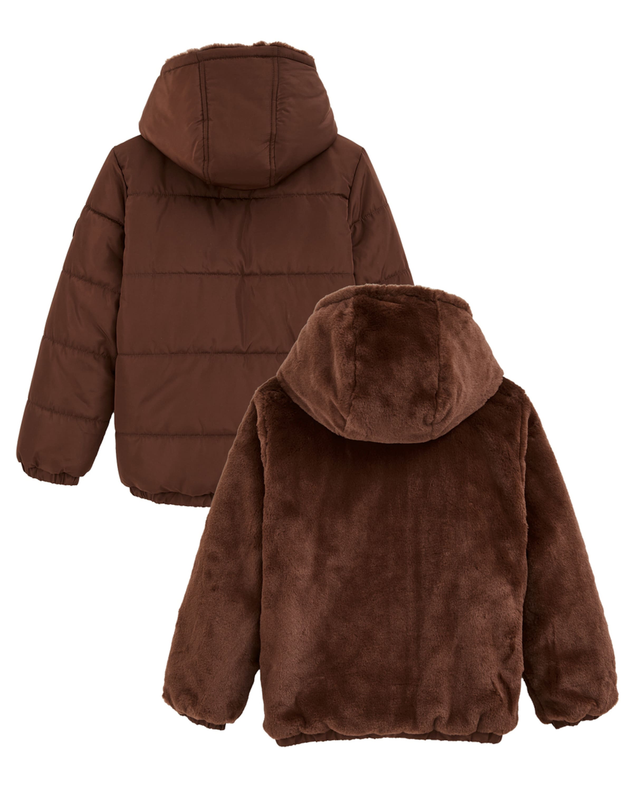 WE Fashion Демисезонная куртка в Коричневый