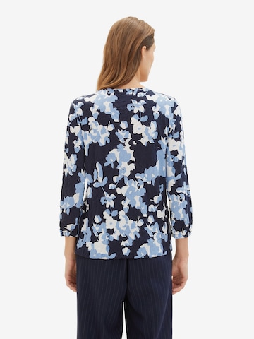 TOM TAILOR Blouse in Blue