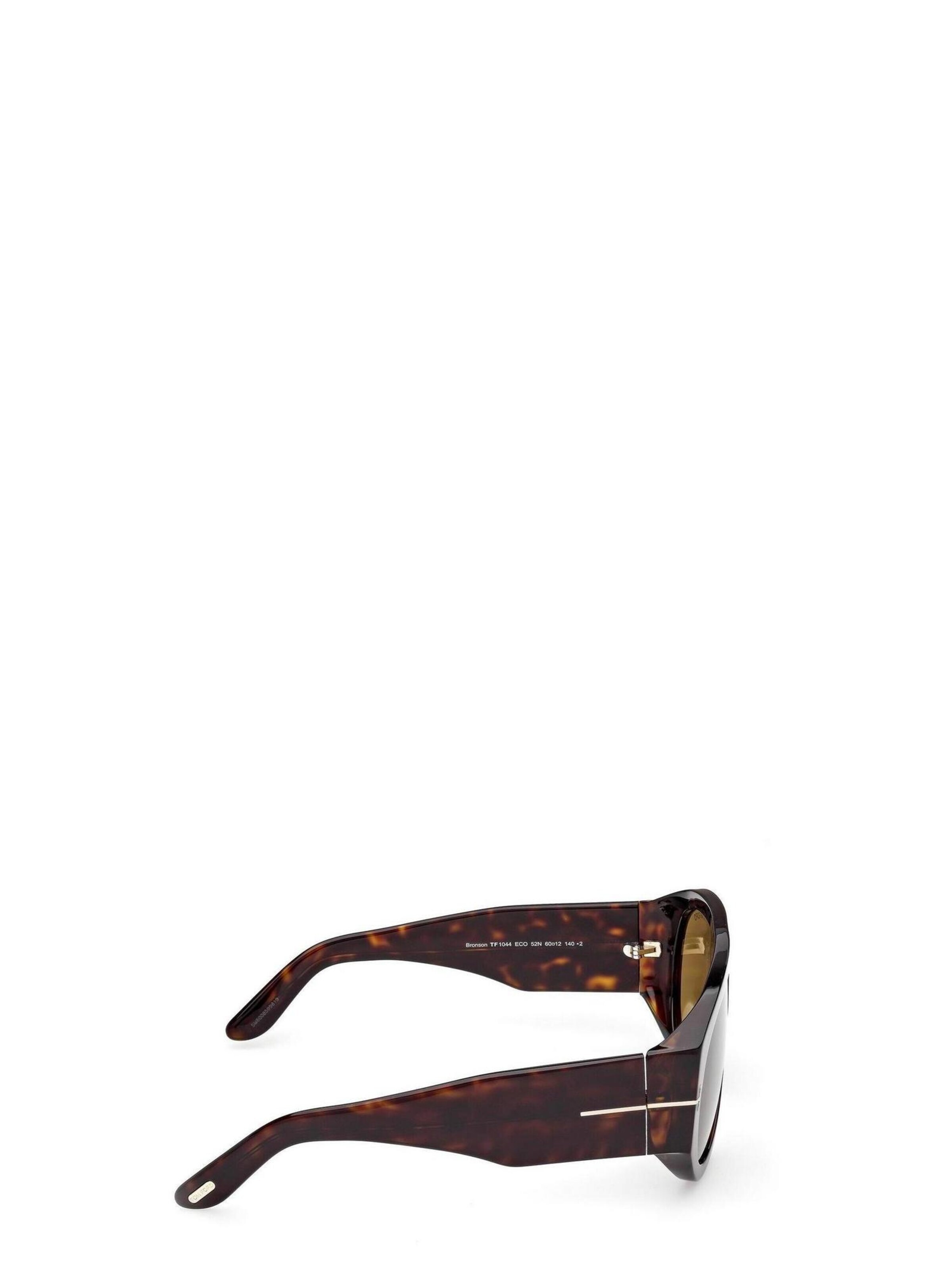 Tom Ford Zonnebril 'BRONSON FT1044 52N' in Bruin
