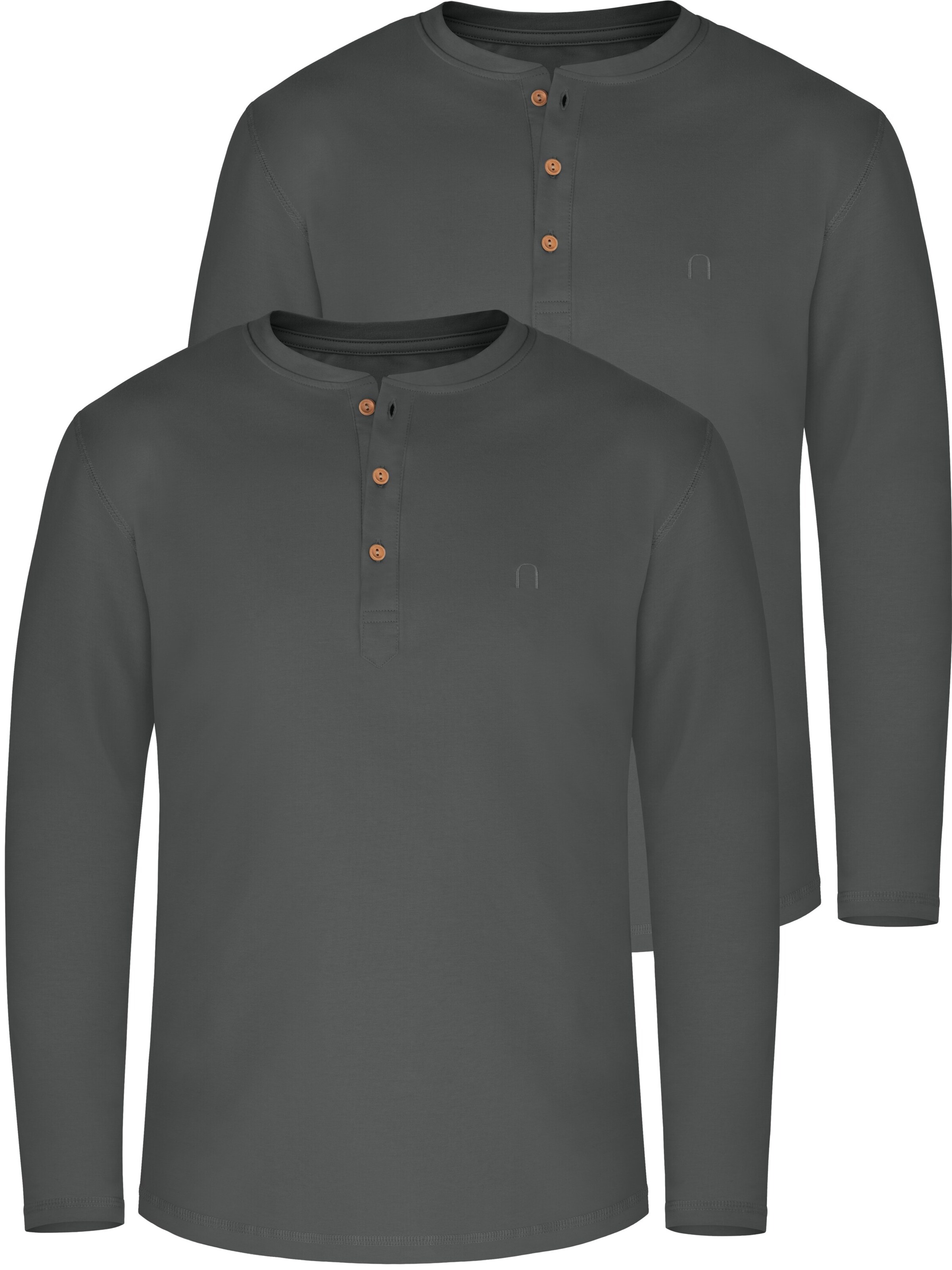 normani Shirt ' Neuville ' in Grey: front