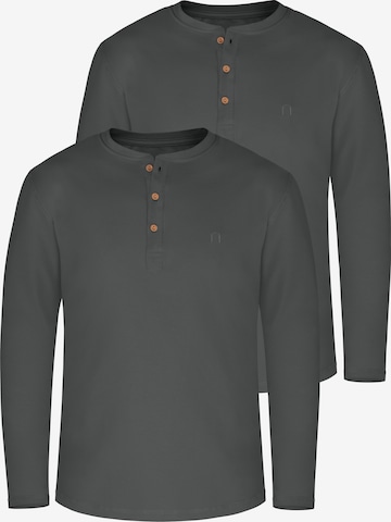 normani Shirt ' Neuville ' in Grey: front