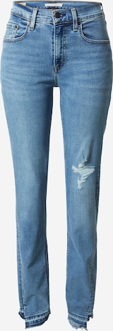 LEVI'S ® Jeans '724 Twisted Inseam' i blå: framsida