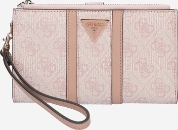 GUESS Wallet 'NOREEN' in Pink: front