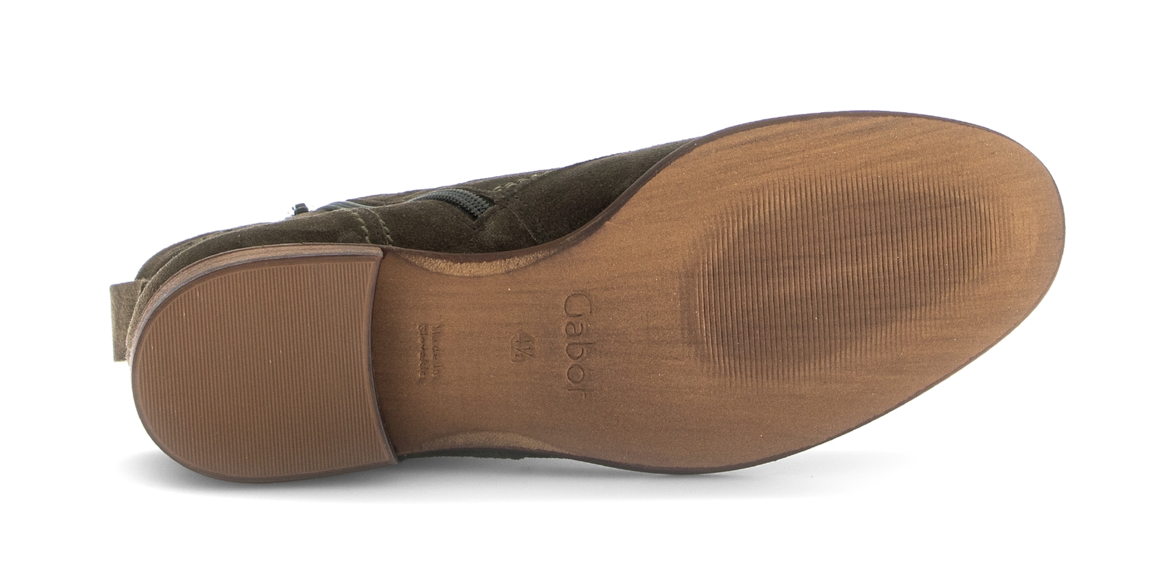 GABOR Schnürstiefelette in Grün