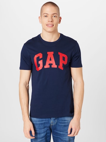 GAP Regular fit Shirt in Blue: front