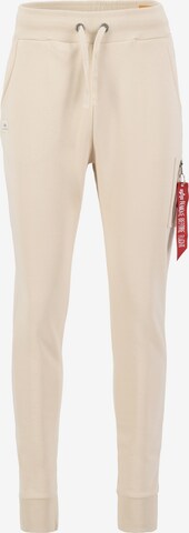 Pantaloni 'X-Fit' di ALPHA INDUSTRIES in beige: frontale