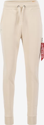 ALPHA INDUSTRIES Hose 'X-Fit' in Beige: predná strana