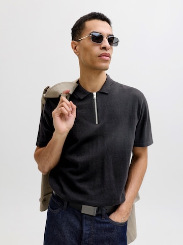 JACK & JONES Pulover 'JJEEmil' | črna barva