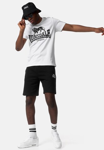 Regular Pantalon 'Dromore' LONSDALE en noir