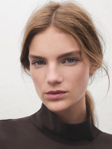 MANGO Jurk 'NICO' in Bruin