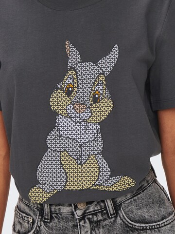 ONLY Shirt 'BAMBI' in Grey