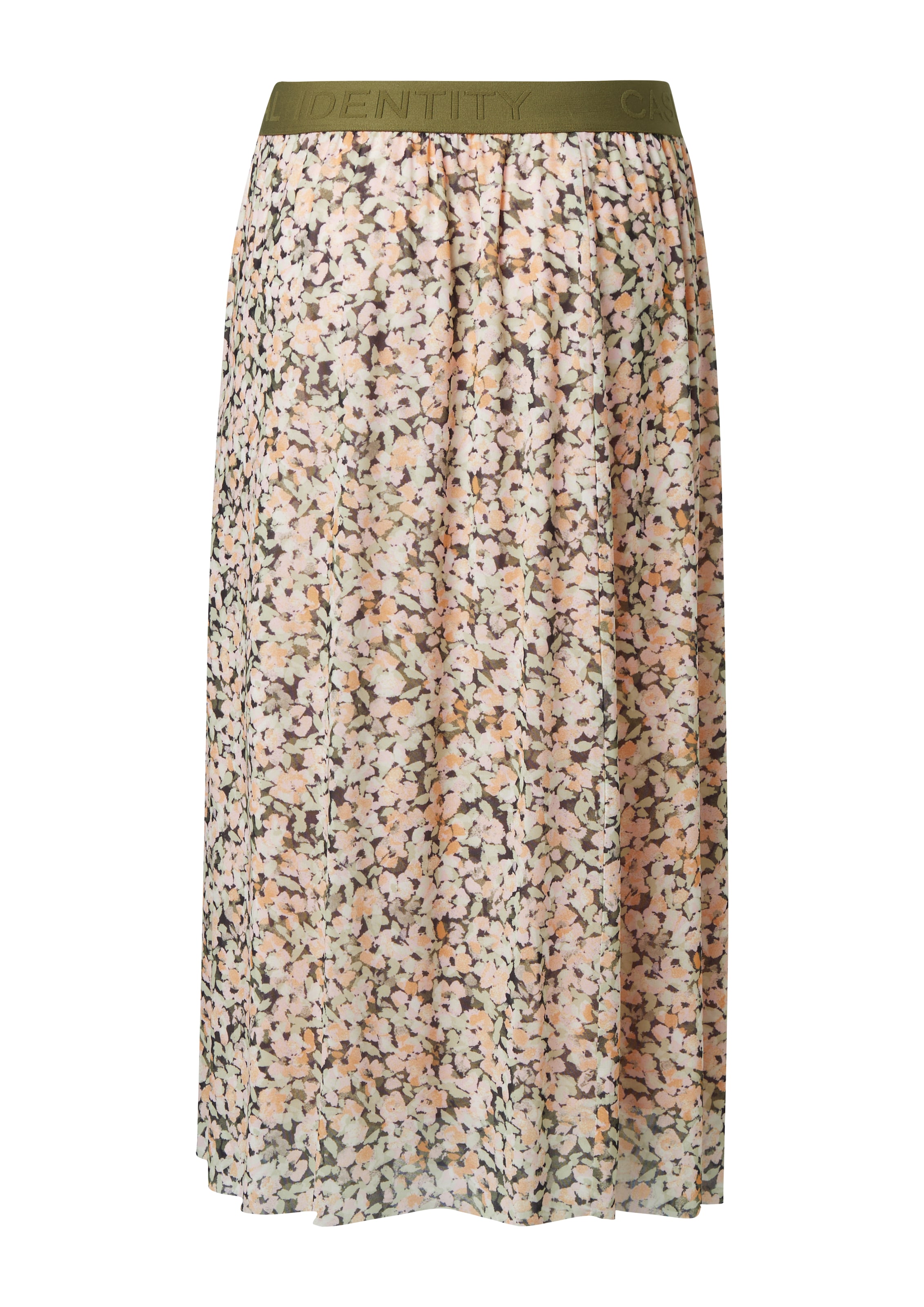 comma casual identity Rok in Beige: voorkant