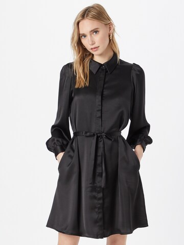 MSCH COPENHAGEN - Vestido camisero 'Jeanita' en negro: frente