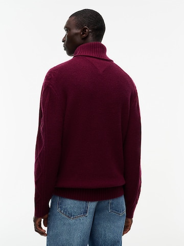 TOMMY HILFIGER Trui 'New York Label' in Lila