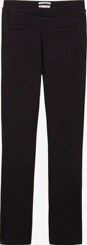 TOM TAILOR - regular Pantalón en negro: frente