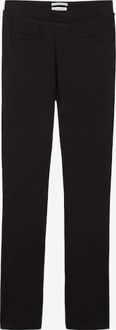 TOM TAILOR Regular Pants in Black: front