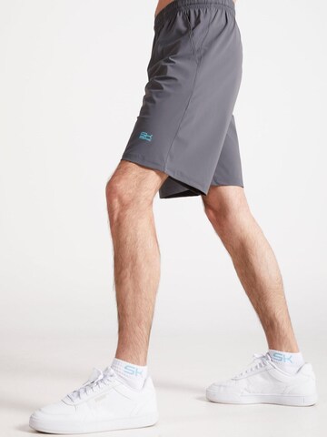 SPORTKIND Regular Sporthose 'Shorts lang'‌ in Grau: Vorderseite