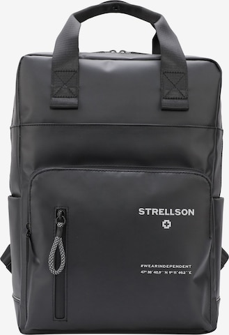 STRELLSON Backpack 'Stockwell 2.0' in Black: front