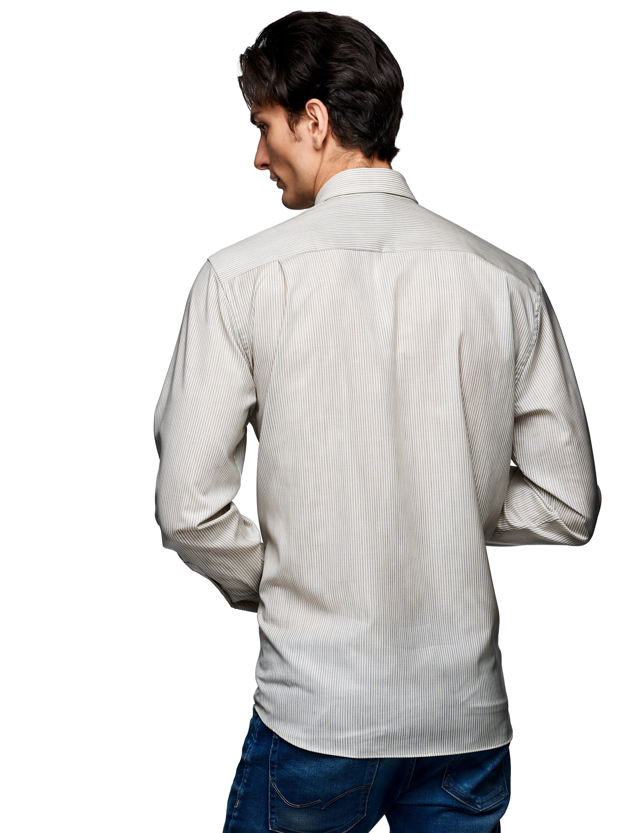 AlbumLeo Regular fit Overhemd in Beige