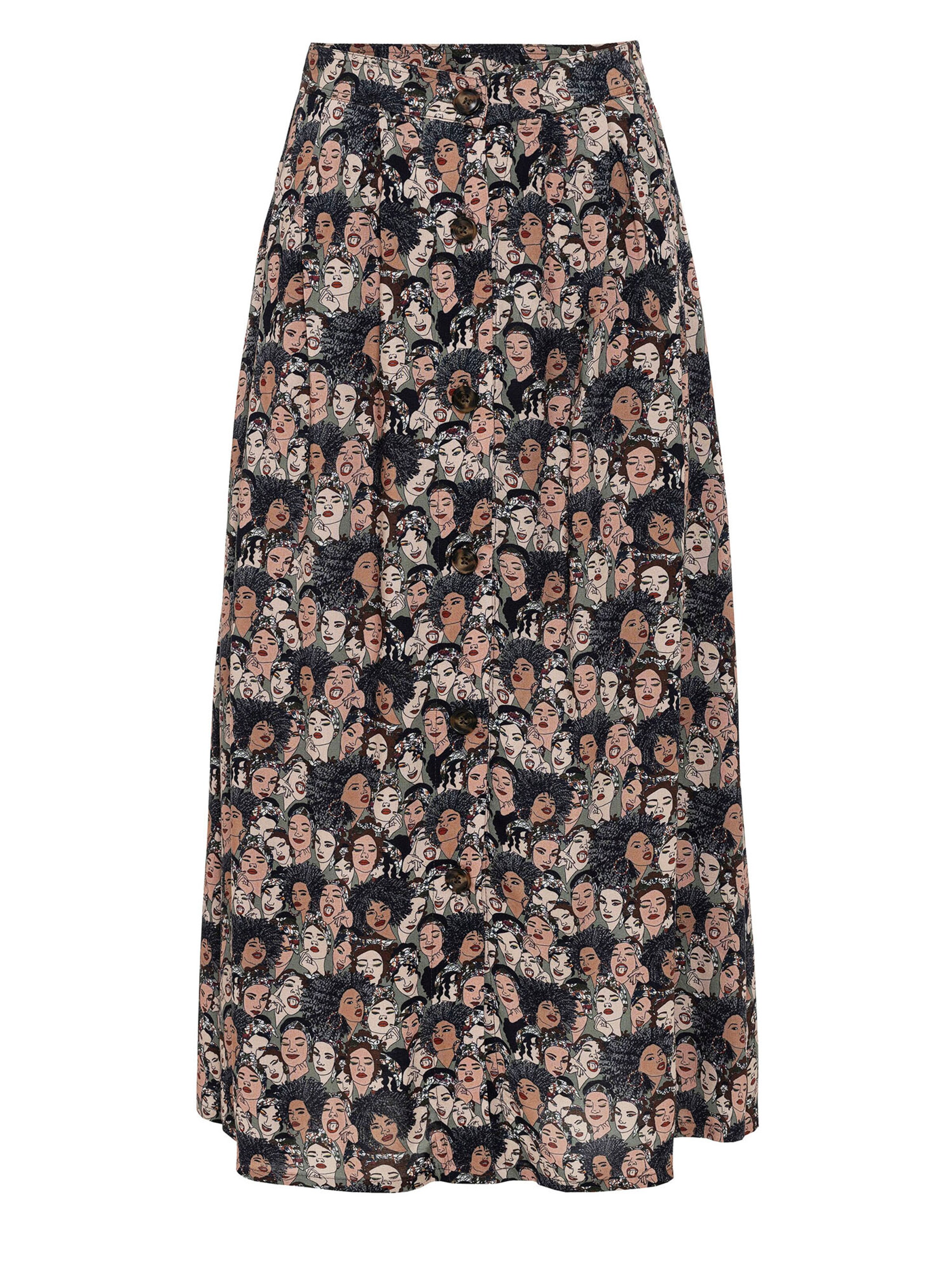 Gonna di Anou Anou in nero: frontale