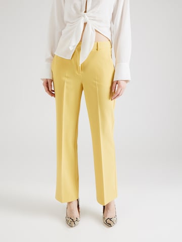 Marella Regular Pleated Pants 'CHILD' in Yellow: front