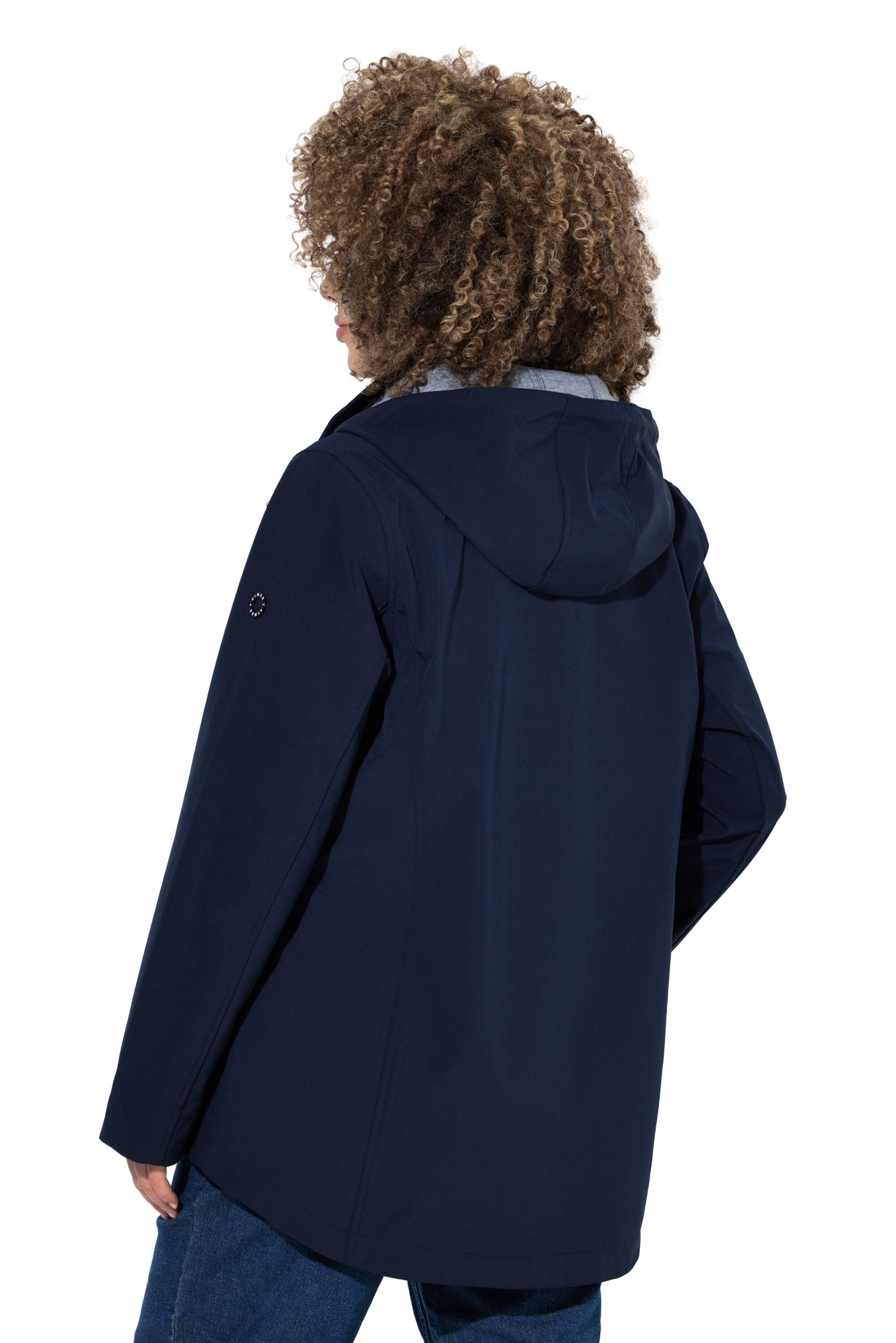Ulla Popken Functionele jas in Blauw