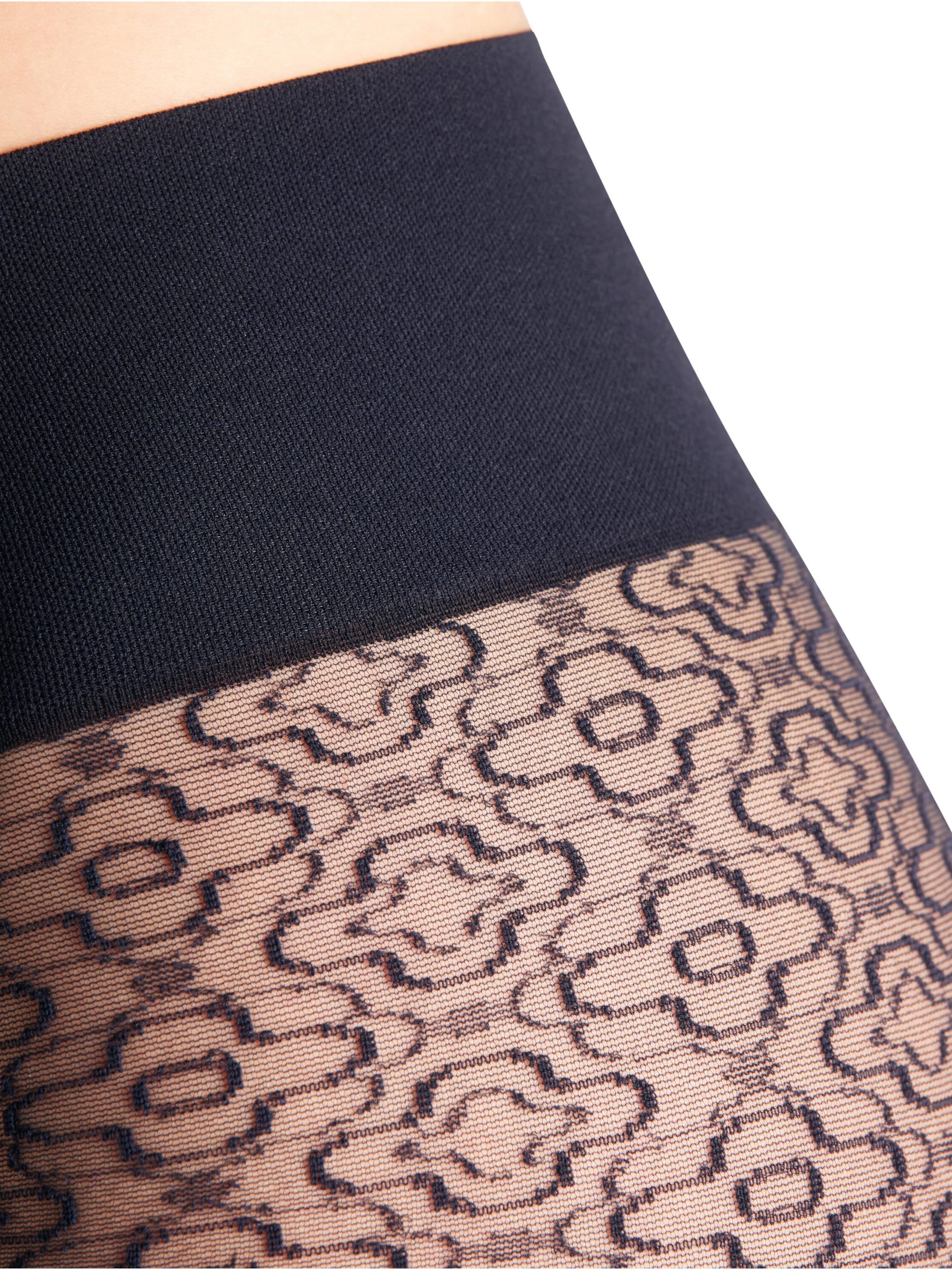 FALKE Tights 'Baroque Gem' in Blue