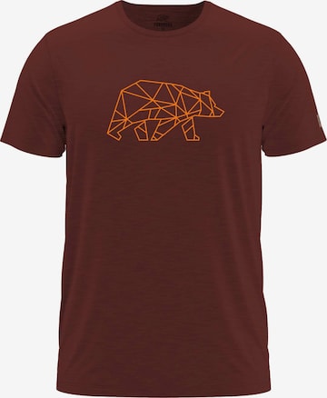 FORSBERG T-Shirt 'Finnson' in Rot: Vorderseite