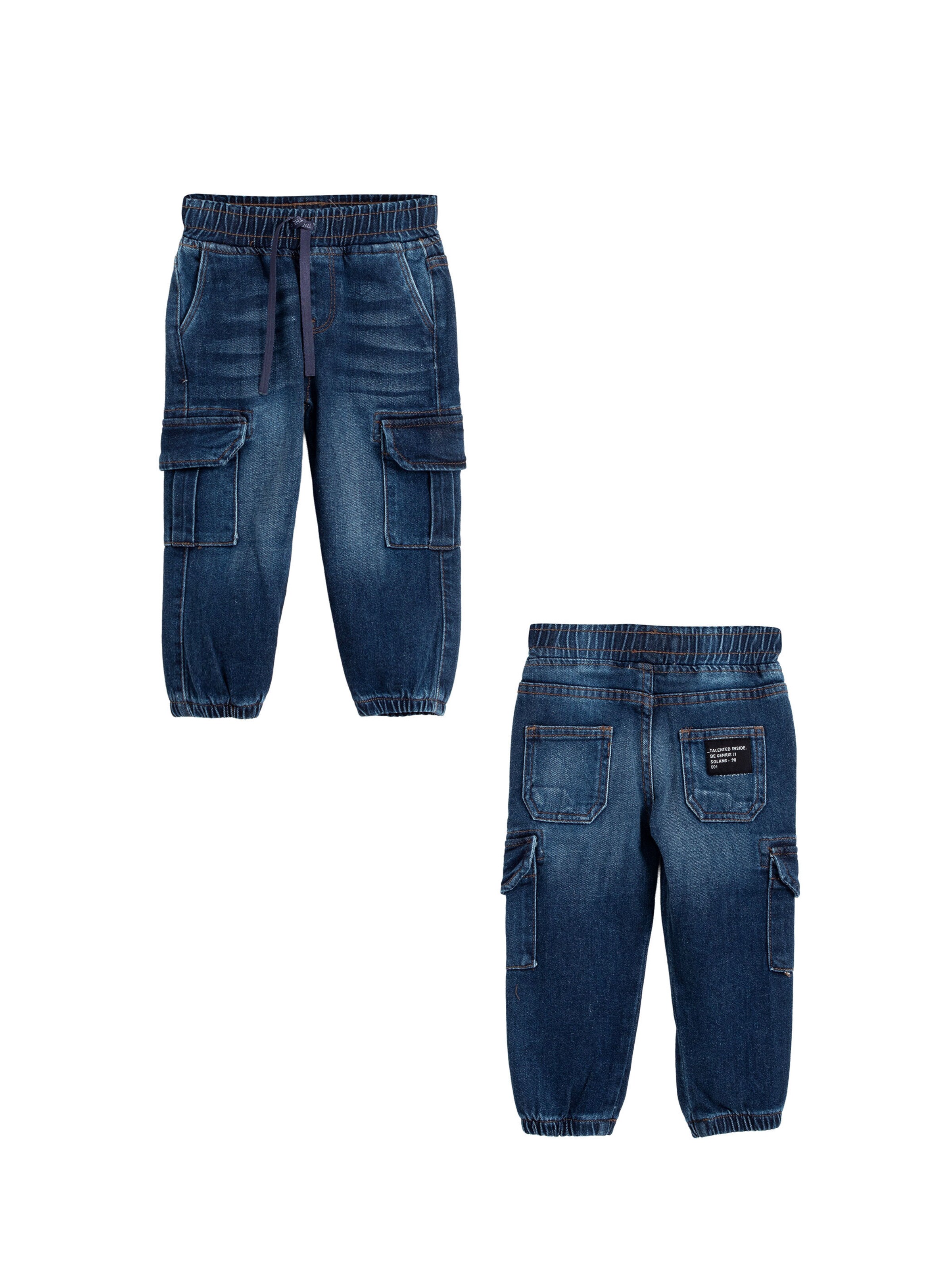Regular Pantalon Solang en bleu