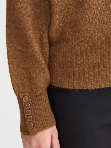 ICHI Pullover 'Kamara' in Braun