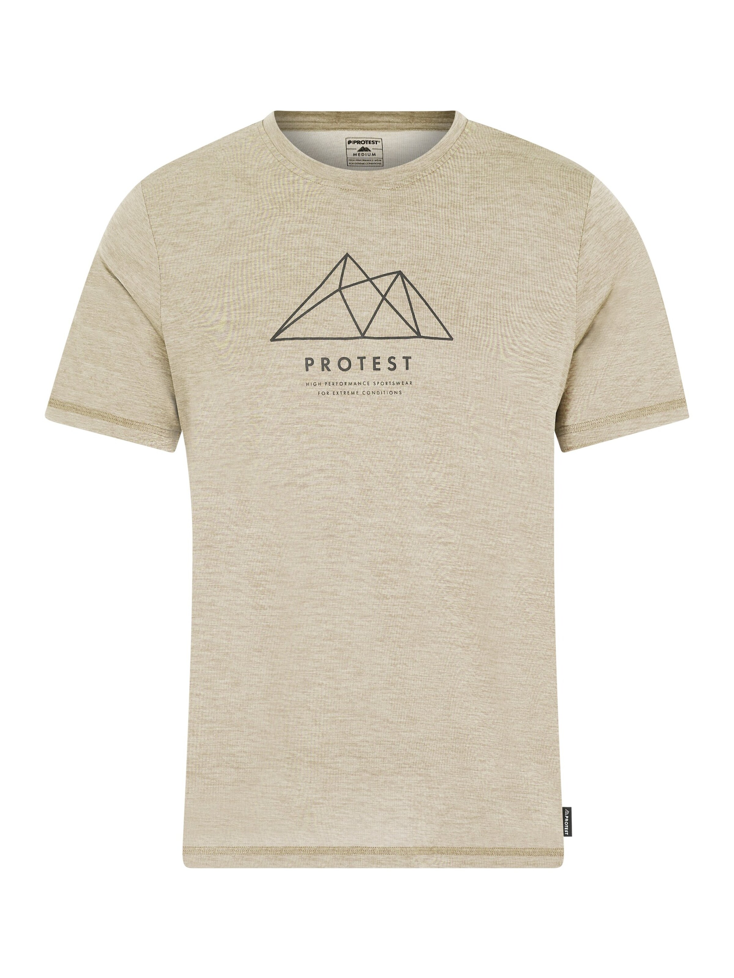 PROTEST Shirt 'PRTOliver' in Bruin: voorkant