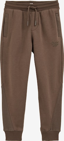 WE Fashion Tapered Housut värissä ruskea: etupuoli