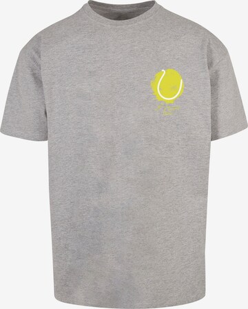 Merchcode Shirt 'Its Tennis Time' in Grey: front