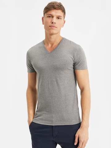 WE Fashion T-shirt i grå: framsida