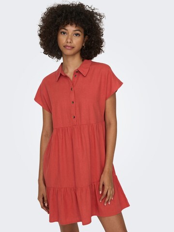 JDY Shirt Dress in Red: front