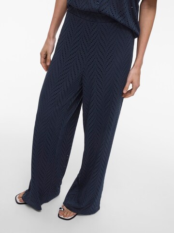 VILA Wide leg Broek 'VIDelaia' in Blauw