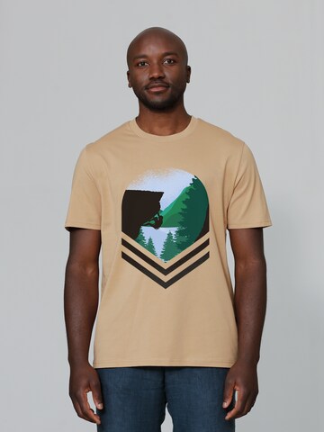 Watapparel Shirt 'Bay Climbing' in Beige: front