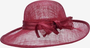 Seeberger Hat 'Hut' in Red: front