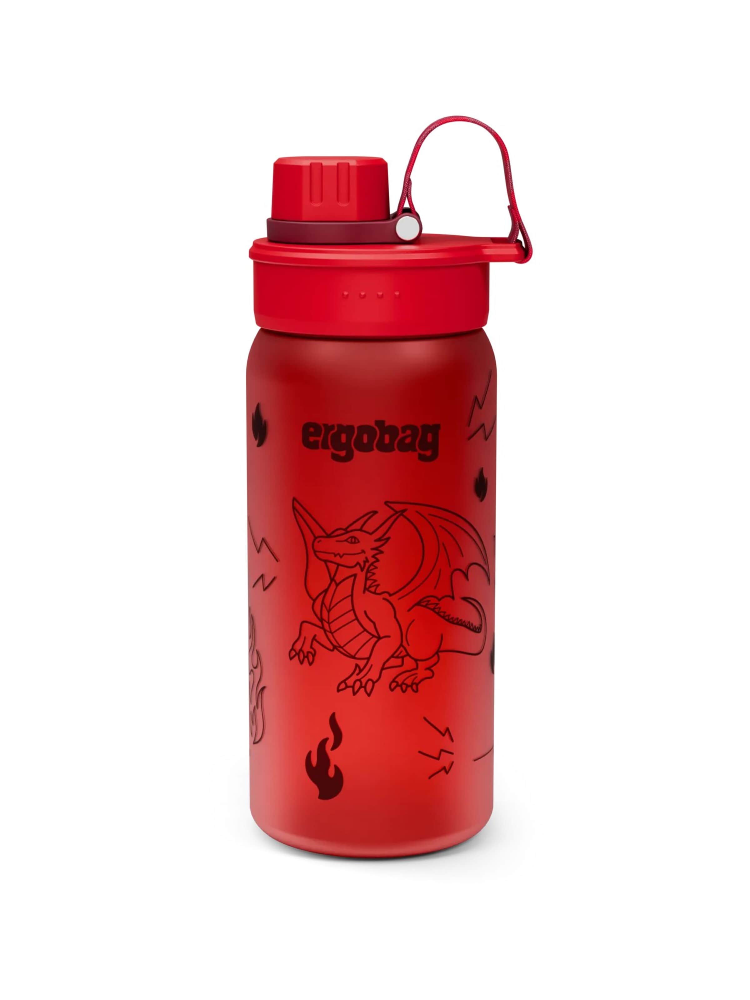 ergobag Trinkflasche 'Trinkflasche Trinkflasche'‌‌‌ in Rot: Vorderseite