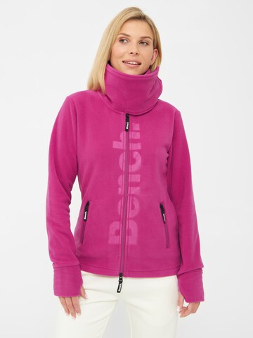 BENCH Fleece jas in Roze: voorkant