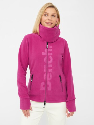 BENCH Fleece jacket 'Finish' in Pink: front