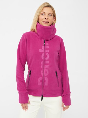 BENCH Fleecejacke 'Finish' in Pink: predná strana