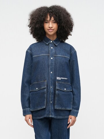 KARL LAGERFELD JEANS Μπλούζα σε μπλε: μπροστά