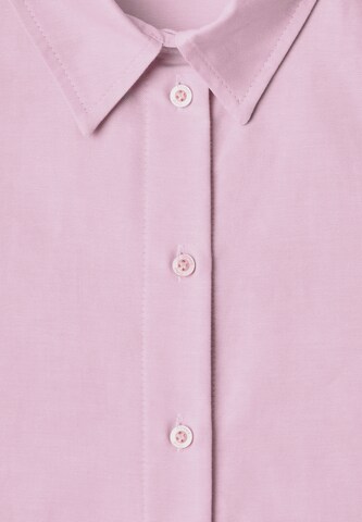 STREET ONE Oxford Hemdbluse mit Backprint in Pink