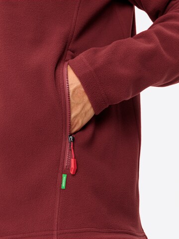 VAUDE Athletic fleece jacket 'Rosemoor' in Red